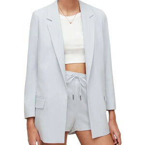 All Saints Light Gray Women's Blazer